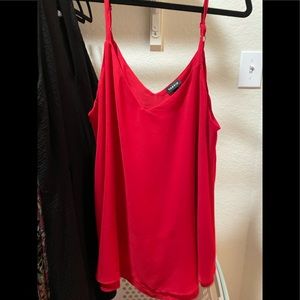Torrid red double layer chiffon 2